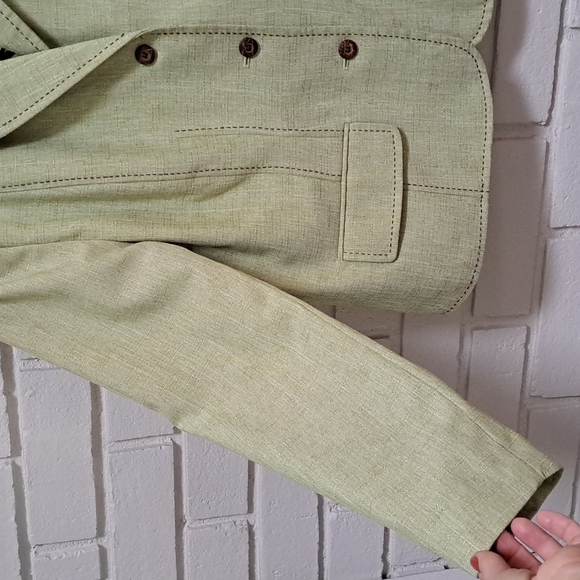 Alfred Dunner Green Lined BlazerJacket. Size 12P NWOT - Picture 3 of 7